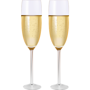 Champagne glass PNG-17483